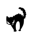黒猫のスタンプ（English）（個別スタンプ：29）