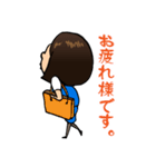 (社会人女子)敬語スタンプ：おふぃすレデ子（個別スタンプ：3）