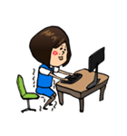 (社会人女子)敬語スタンプ：おふぃすレデ子（個別スタンプ：37）
