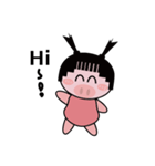Daily articles sister pig（個別スタンプ：1）