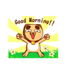 Fuzzy Brow Cat（個別スタンプ：14）