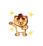 Fuzzy Brow Cat（個別スタンプ：23）