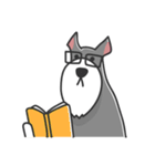 Schnauzer Money and DiDi's diary（個別スタンプ：3）