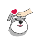 Schnauzer Money and DiDi's diary（個別スタンプ：7）