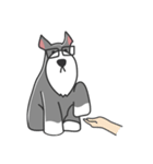 Schnauzer Money and DiDi's diary（個別スタンプ：17）