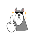 Schnauzer Money and DiDi's diary（個別スタンプ：18）