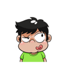 若い男性と女の子（個別スタンプ：37）