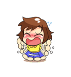 若い男性と女の子（個別スタンプ：39）