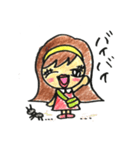 ウルウル瞳のキュートな女の子（個別スタンプ：5）