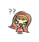 ウルウル瞳のキュートな女の子（個別スタンプ：11）