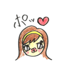 ウルウル瞳のキュートな女の子（個別スタンプ：26）