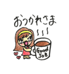 ウルウル瞳のキュートな女の子（個別スタンプ：33）