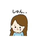 よく使う女の子のスタンプ（個別スタンプ：6）