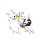 The daily routine of rabbits（個別スタンプ：7）