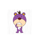 Animation bear(Animation)（個別スタンプ：7）