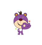 Animation bear(Animation)（個別スタンプ：14）