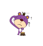 Animation bear(Animation)（個別スタンプ：20）