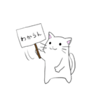 しろねこさん詰め合わせ（個別スタンプ：10）