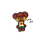 poodle red（個別スタンプ：2）