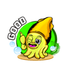 Octorion (Funny Octopus)（個別スタンプ：8）