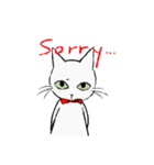 Green Eyed Cat（個別スタンプ：14）