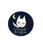 Green Eyed Cat（個別スタンプ：32）