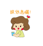 Small mushrooms vibrant daily（個別スタンプ：6）