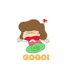 Small mushrooms vibrant daily（個別スタンプ：36）