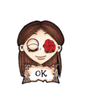 rosie girl (Eng)（個別スタンプ：12）