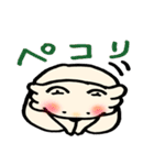 ふわもこしろ（個別スタンプ：2）