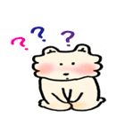 ふわもこしろ（個別スタンプ：19）