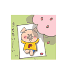 ぶたくん *spring（個別スタンプ：3）