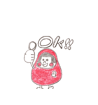 だるま3兄妹（個別スタンプ：12）