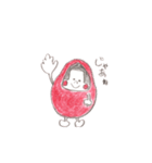だるま3兄妹（個別スタンプ：33）