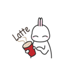 Rabbit Coffee Lover（個別スタンプ：1）