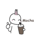 Rabbit Coffee Lover（個別スタンプ：4）