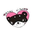 和み柴っこ画伯絵 柴っこ＆シロたん（個別スタンプ：1）