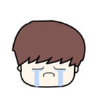 少年の顔のコレクション（個別スタンプ：8）