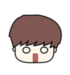 少年の顔のコレクション（個別スタンプ：9）