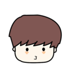 少年の顔のコレクション（個別スタンプ：13）
