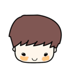 少年の顔のコレクション（個別スタンプ：24）
