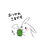 使いやすいゆる敬語うさぎ（個別スタンプ：30）