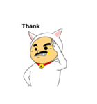 猫着ぐるみおじさん（個別スタンプ：4）