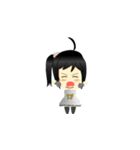 Yuri HK Cute Character（個別スタンプ：3）