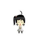 Yuri HK Cute Character（個別スタンプ：9）