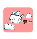 Fat Cat 'n Friendly Scallop (English)（個別スタンプ：35）