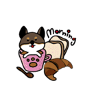 Mamechan and Fukuchan（個別スタンプ：1）