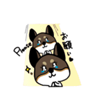 Mamechan and Fukuchan（個別スタンプ：5）