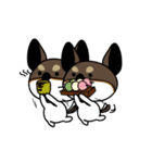 Mamechan and Fukuchan（個別スタンプ：27）