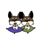 Mamechan and Fukuchan（個別スタンプ：40）